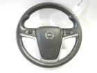 Opel Insignia außen Lenkrad 13316547 Leder komplett mit Airbag , Multifunktionslenkrad , Lederlenkrad , Schalter Tempomat , Sprachsteuerung