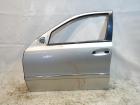Mercedes E-Klasse W211 S211 Tür vorne links komplett mit Seitenscheibe , Fensterheber elektrisch , Türe vorne links , Farbe : silber unbekannt