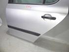 Skoda Fabia II 54 Türe hinten links 5-Türer komplett Fensterheber Manuell , LA7W silber
