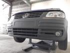 VW Caddy 2K orig Stoßfänger Stoßstange vorn dunkelgrau unlackiert BJ2009 Kratzer