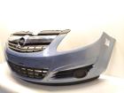 Opel Corsa D original Stoßstange Stoßfänger vorn Z21C Aeroblaumetallic BJ2008 Opel Corsa D original Stoßstange Stoßfänger vorn Z21C Aeroblaumetallic BJ2008