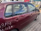 VW Polo 9N3 original Tür hinten rechts LC3R Winterred Rohbau Bj.2005