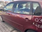 VW Polo 9N3 original Tür hinten links LC3R Winterred Rohbau Bj.2005