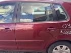 VW Polo 9N3 original Tür hinten links LC3R Winterred Rohbau Bj.2005