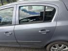 Opel Corsa D original Tür hinten links Z163 Lichtsilber Rohbau Bj.2007
