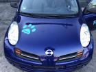 Nissan Micra K12 Motorhaube Haube Klappe Deckel vorn BW6 Dark Blue Perl