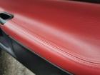 Peugeot 206 CC Türverkleidung Türpappe vorn rechts Leder rot schwarz
