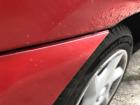 Mazda Demio DW Stoßfänger hinten Heckschürze Stoßstange Heck rot Anhängerkupplung Ausschnitt Mazda Demio DW Stoßfänger hinten Heckschürze Stoßstange Heck rot Anhängerkupplung Ausschnitt