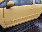 Opel Corsa D orig Tür links 3türer Fahrertür Z40Q Gelb bis Bj 2010