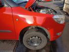 Skoda Fabia 5J orig Kotflügel rechts LF3K Rot ab 2010 Skoda Fabia 5J orig Kotflügel rechts LF3K Rot ab 2010