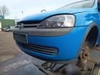 Opel Corsa C original Stoßstange Fänger vorn Front Z20A Arubablau Bj 2001 Opel Corsa C original Stoßstange Fänger vorn Front Z20A Arubablau Bj 2001
