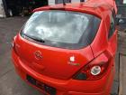 Opel Corsa D original Heckklappe mit Scheibe 3 Türer Z547 Rot Baujahr 2009
