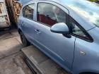 Opel Corsa D 5türer original Tür vorn rechts Beifahrer Z21C Aeroblau Bj 2007 Opel Corsa D 5türer original Tür vorn rechts Beifahrer Z21C Aeroblau Bj 2007