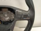 Seat Leon 5F original Lenkrad Leder Multifunktion Baujahr 2014 Seat Leon 5F original Lenkrad Leder Multifunktion Baujahr 2014