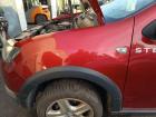 Dacia Sandero II B8 Stepway original Kotflügel links B76 Flammenrot Bj 2016 Dacia Sandero II B8 Stepway original Kotflügel links B76 Flammenrot Bj 2016