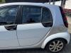 Smart ForFour 454 original Tür hinten links Ice White Rohbau Bj.2006