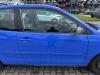 VW Polo 9N3 original Tür vorn rechts LA5F Summer Blue 3-Türer Rohbau Bj.2008