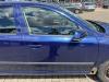 Skoda Octavia 2 1Z original Tür vorn rechts LF5Q Stormblau Metallic Rohbau Bj.2008
