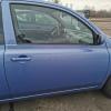 Nissan Micra K12 Beifahrertür Tür Autotür vorn rechts T12 Cornflower Blue 3-Türig