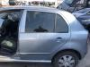 Skoda Fabia 6Y Tür hinten links Fondtür im Rohbau 5 türer LF7U Stone Grey Met