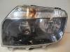 Dacia Duster 1 Typ HS Scheinwerfer links Frontscheinwerfer schwarze Version OEM