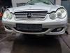 Mercedes CL203 Coupe orig Stoßstange vorn Stoßfänger SRA Nebelscheinwerfer 775 Silber Bj 2006