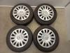 Citroen C2 Jkfv orig Satz Stahlfelgen 5, 5x14 ET24 mit Reifen 175 / 65 R14 Bj 2009