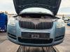 Skoda Fabia II 5J original Stoßstange Fänger vorn Front F5X Satingrau Bj 2008